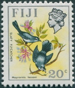 Fiji 1971 20c Slaty Flycatcher SG444 MNH