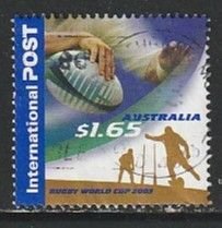 2003 Australia - Sc 2201 - used VF - 1 single - Rugby World Cup