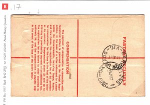 AUSTRALIA Cover Victoria *BARWON HEADS* Registered Stationery HG.C35 1947 SB17