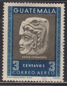 Guatemala C182 Ceremonial Stone Axe 1953