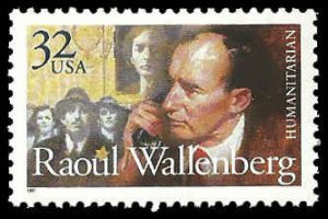 PCBstamps   US #3135 32c Raoul Wallenberg, MNH, (4)