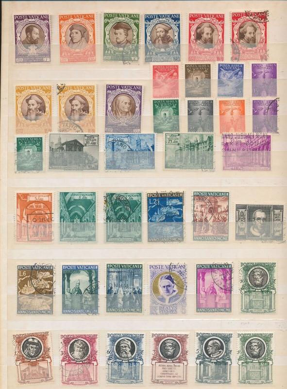 VATICAN 1920s/60s Religion Pope Mint &Used Collection (Appx 200 Items)KR 352