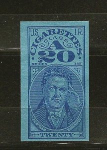 USA USIR Series 125 Cigarettes Class A20 SI Stamp Used