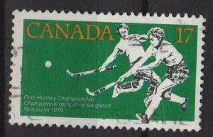 Canada 1979 - Scott 834 used - 17c, Women´s Field Hockey