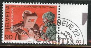 Switzerland Scott 3o109 Used CTO International Labor Bureau