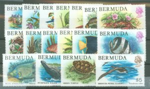 Bermuda #363-379  Single (Complete Set) (Animals)