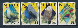 [112557] Niue 2000 Birds v�gel oiseaux dove owl lory  MNH