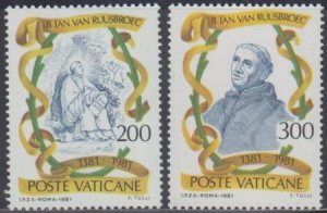 Vatican 692 - 693 NH Set