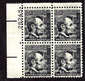 1282 Mint,OG,NH... Plate Block of 4... SCV $1.00