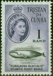 Tristan Da Cunha 1961 1R Black & Violet SG54 Fine & Fresh LMM