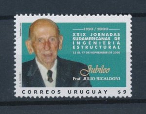 [111161] Uruguay 2000 Julio Ricaldoni Structural engineering  MNH