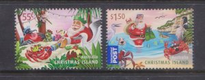 CHRISTMAS ISLANDS - 2011 CHRISTMAS - 2V - MINT NH