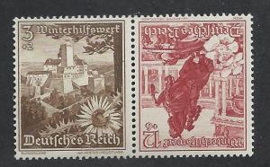 GERMANY SC# B123+B128 F-VF MNH 1938 teche-beche pr.