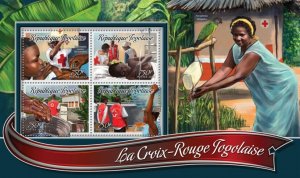 TOGO - 2016 - Togolese Red Cross - Perf 4v Sheet - Mint Never Hinged