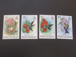 Montserrat 1983 Sc 497-500 flower set MH