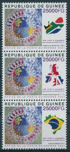 Guinea 2021 MNH Medical Stamps Corona Fight SARS-Cov-2 Variants 3v Strip