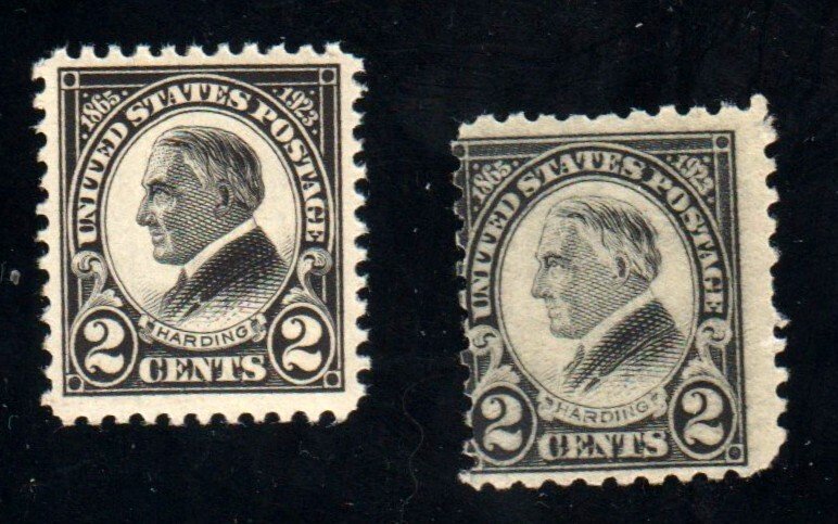 US SCOTT #610, #612 MINT NEVER HINGED 2c HARDING⭐⭐⭐⭐⭐