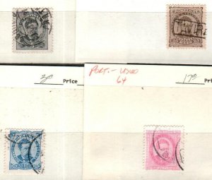 Portugal Scott 58, 60c, 61, 64 Used [TK324]