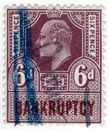 (I.B) Edward VII Revenue : Bankruptcy 6d