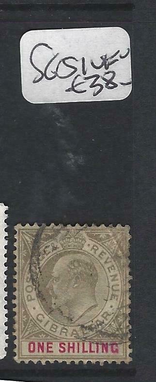 GIBRALTAR  (P0207B)  KE  1/-  SG 51   VFU