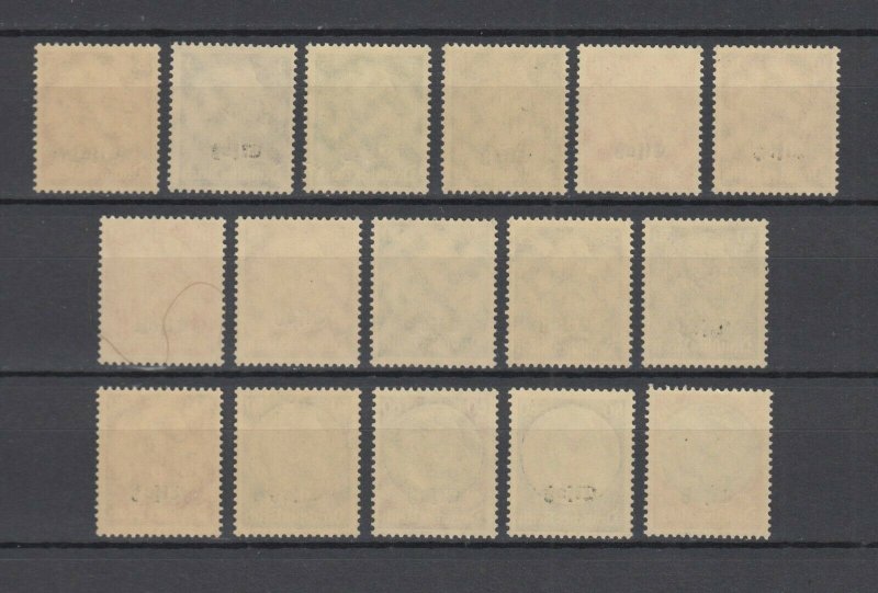 WWII Third Reich Occupation Alsace Hindenburg Full Set MNH.Luxe.