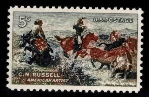 USA Scott 1243 MNH**  CM Russell western Art stamp
