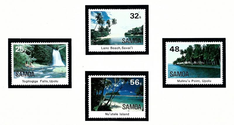 Samoa 620-23 MNH 1984 Various Scenes