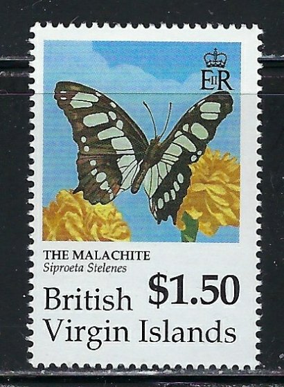 British Virgin Is 718 MNH 1991 Butterfly (an7392)