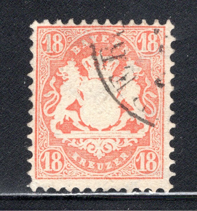 Bavaria #37  Used,   VF.   Cat $60.00   ...  0530038