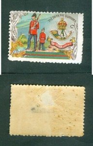 Great Britain. Poster Stamp. MH. Military. The Faithful Durham's. Light Infantry