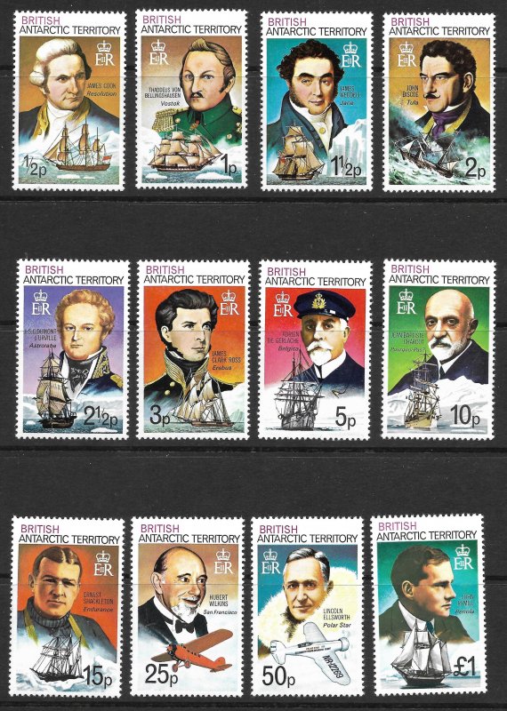 Doyle's_Stamps: MNH British Antarctic Territory Full Set Scott #45** to #59**