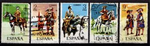 Spain 1974 Spanish Military Uniforms (2nd series), Set [Used]