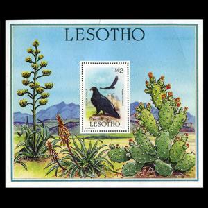 LESOTHO 1986 - Scott# 520 S/S Eagle NH