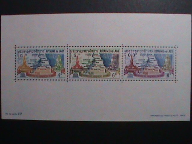 ​LAOS-1964 SC# 91a UNESCO- WORLD CAMPAIGN-SAVE HISTORIC MONUMENTS  MNH S/S