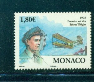 Monaco #2296 (2003 Powered Flight Centenary issue) VFMNH CV $4.00