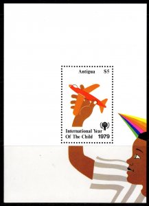 Antigua 1979 Sc#541 INTERNATIONAL YEAR OF THE CHILD/PLANE Souvenir Sheet MNH