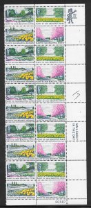 #1365-68 MNH Plate Block Strip of 20