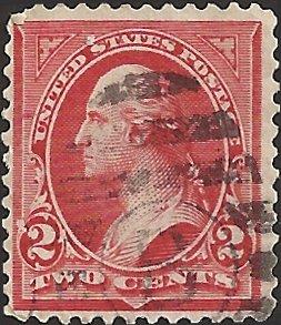 # 279Bd USED ORANGE RED GEORGE WASHINGTON