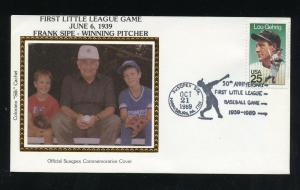 50th Anniv First Little League Game Colorano Silk Cachet