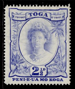 TONGA GVI SG77, 2½d bright ultramarine, M MINT.