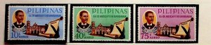 PHILIPPINES Sc 987-9 NH ISSUE OF 1968 - CONSTITUTION