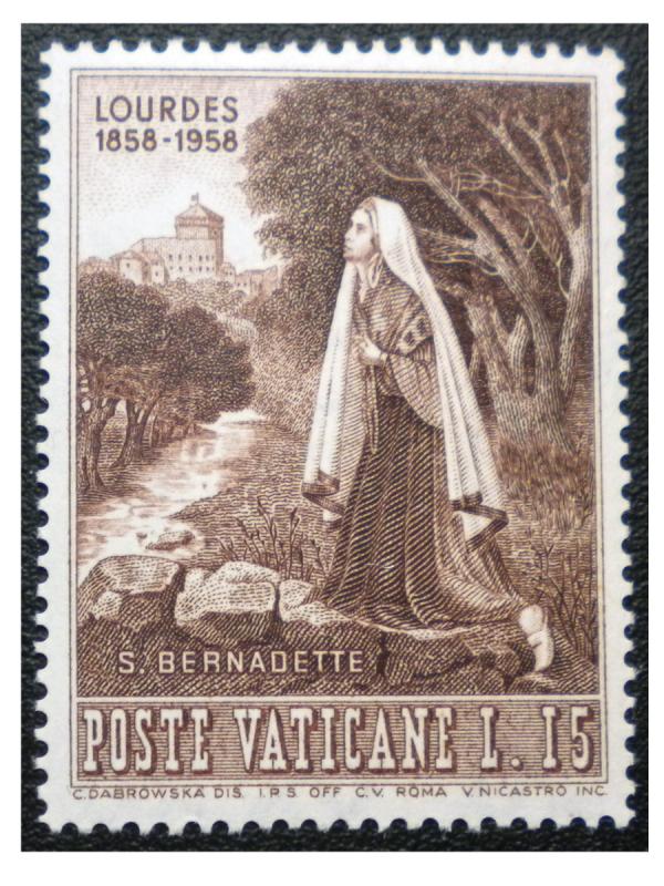 VATICAN CITY STAMP. SCOTT # 235. YEAR 1958. UNUSED