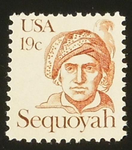 1980 19c Sequoyah Scott 1859 Mint NH