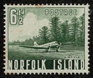 Norfolk Island #14 MNH 6-1/2d plane