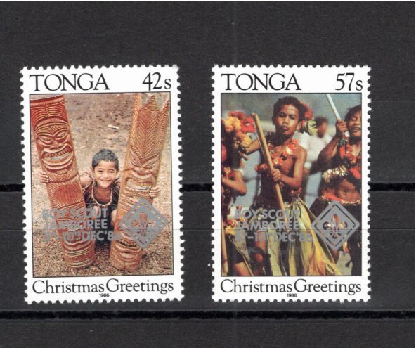 Tonga 1986 MNH Sc 644-5