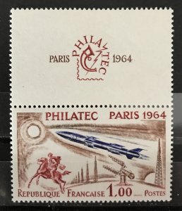 France 1964 #1100, Philatec Paris 1964, MNH.