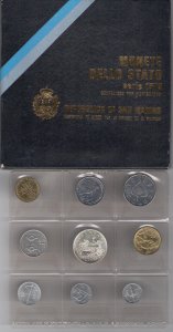 1979 Republic of San Marino 500 Lire Silver FDC Divisional Coins