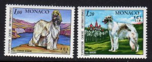 Monaco #1126-1127 Dogs Mint Never Hinged f623