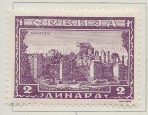 1942 German Occupation SERBIA 2d MH* Stamp A29P3F30805-