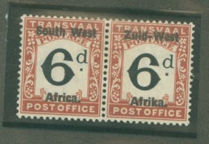 South West Africa #J9 Unused